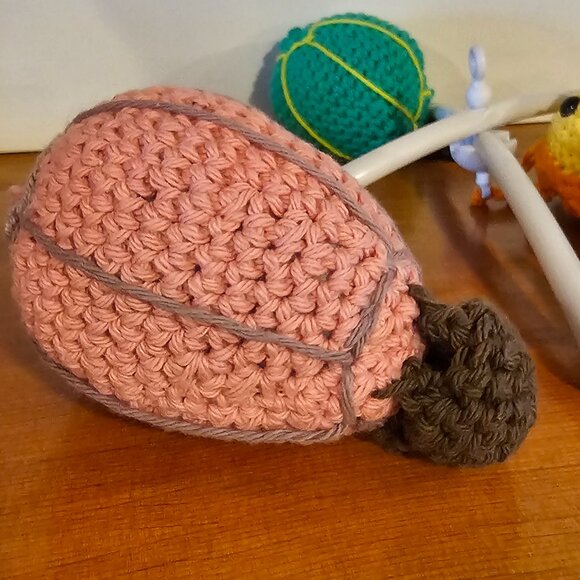 Handmade Crochet Air Balloon Crib Mobile - Picture 5 of 6